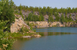 Гранитный карьер в Глушковичах