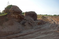 песчаники у деревни Комайск